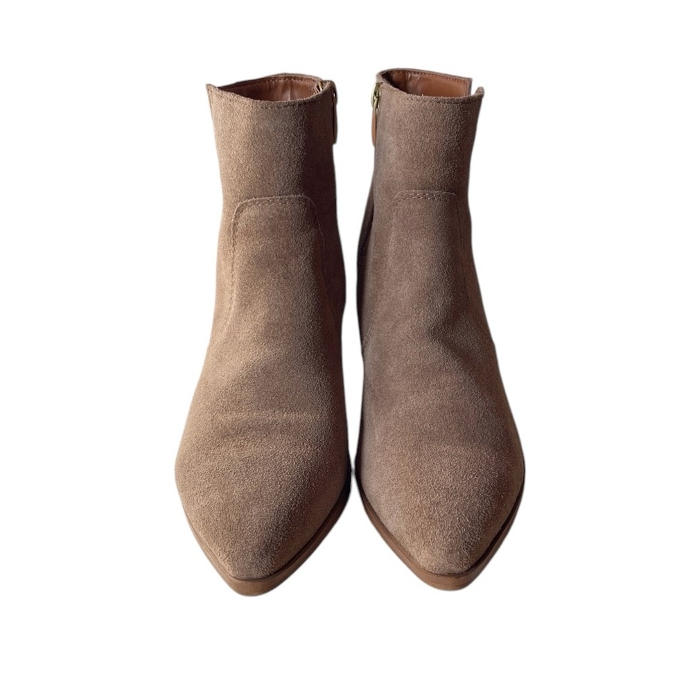 Franco Sarto Shaina taupe suede ankle boots size 8 - Picture 5 of 8